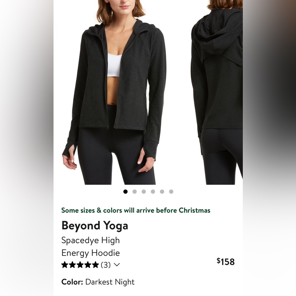 Beyond yoga spacedye high energy hoodie size M